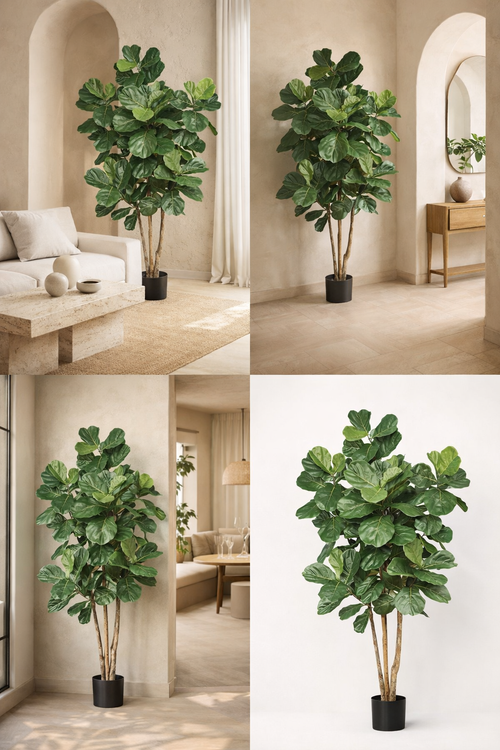 Ficus lyrata artificial · 230 cm