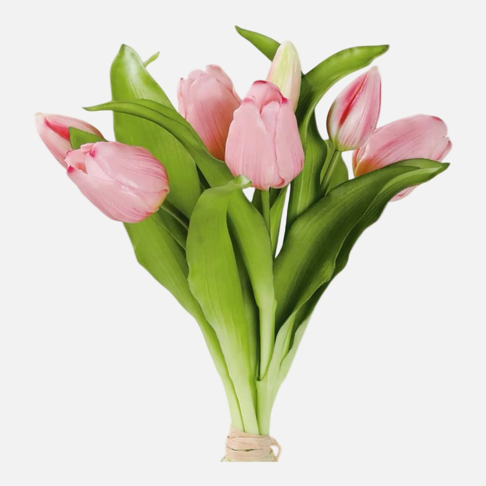 Ramo de Tulipanes Artificiales Hoja Grande