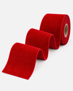 Cinta de terciopelo roja de 7 cm en bobina de 10 m · BOSSVI