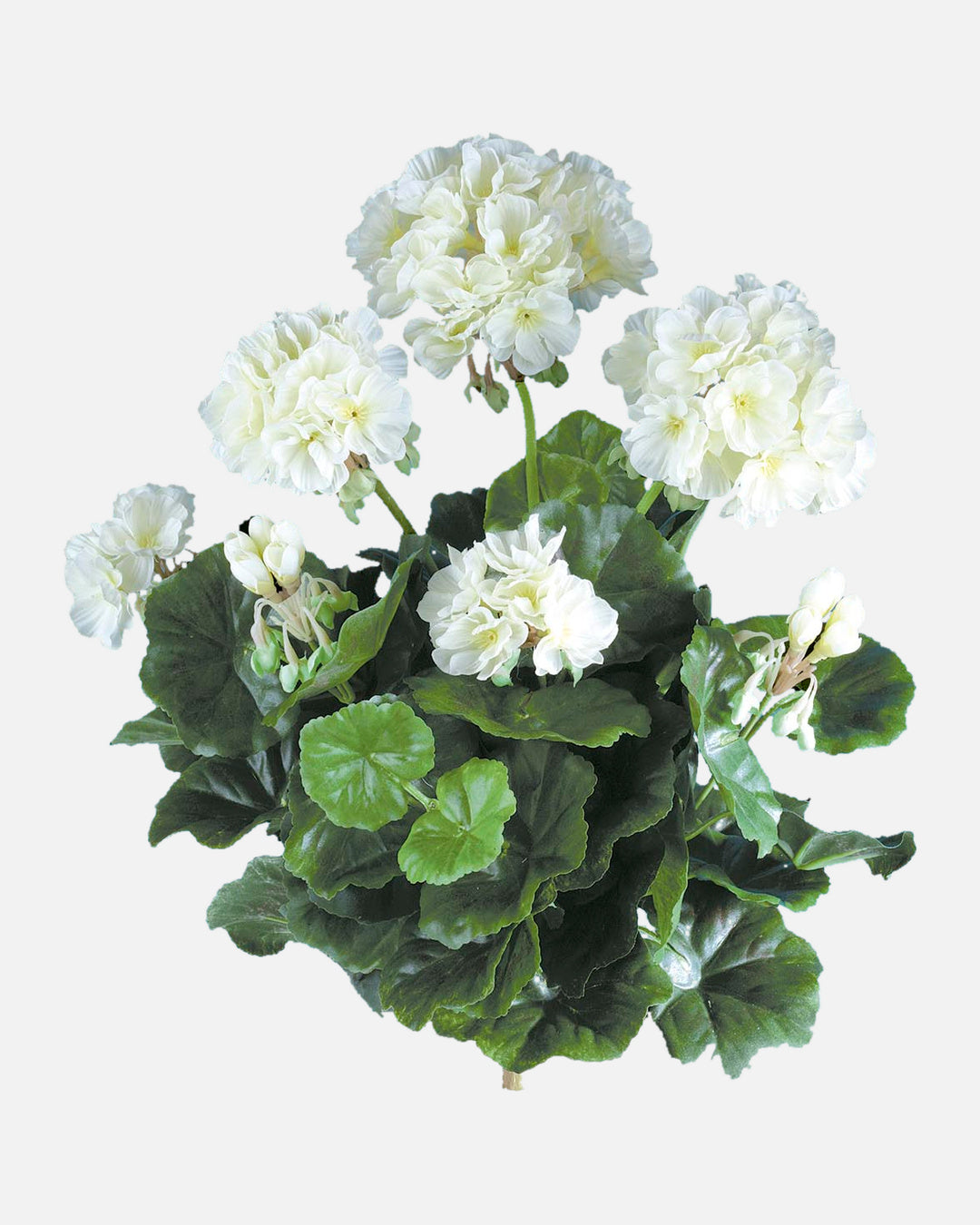 Geranio Artificial de 39 cm, color crema · BOSSVI