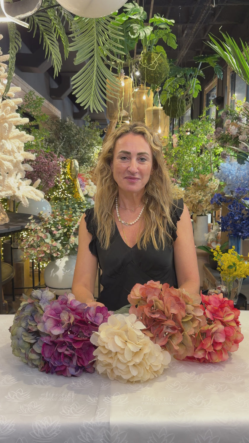 Laia presenta las hortensias Natural Touch en sus cinco colores · BOSSVI