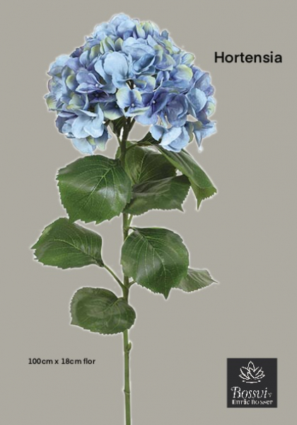 HORTENSIA FRESH. 75 cm. Azul Claro. - Bossvi